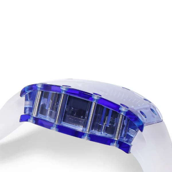 Richard-Mille-35-01-Blue-White-Rubber-Bracelet-Replica2.webp Richard Mille 35-01 Blue White Rubber Bracelet Replica
