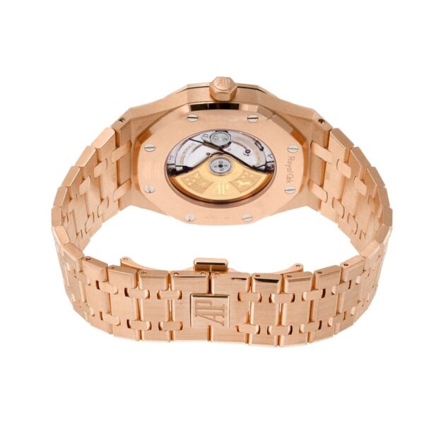 audemars-piguet-royal-oak-pink-gold-blue-dial-replica2.jpg Audemars Piguet Royal Oak 15400OR.OO.1220OR.03 Replica