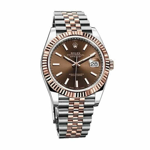 datejust-chocolate-dial-steel-and-18k-everose-gold-jubilee-men-s-watch-126331-0002-41mm-1.jpg Rolex Datejust 126331 Everose Gold Automatic Chocolate Dial Jubilee Replica