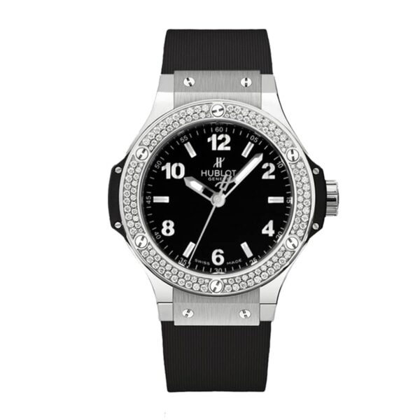hublot-big-bang-steel-diamonds-black-steel-rubber-38mm-361-sx-1270-rx-1104-replica-1.jpg Hublot Diamond Bezel Replica