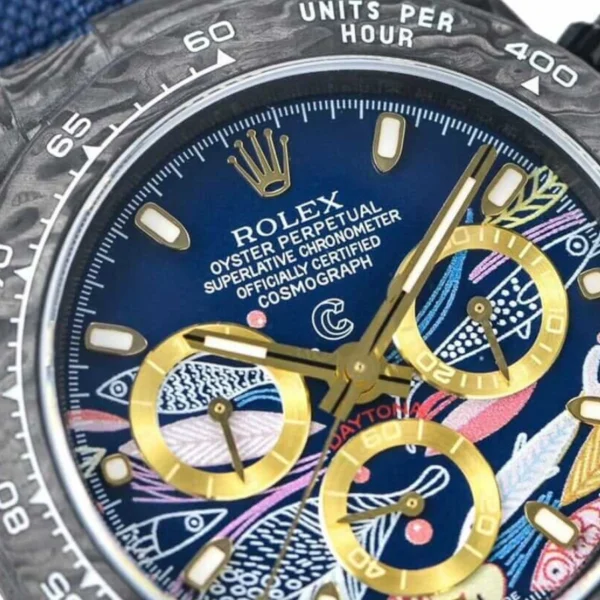 olex-daytona-7750-replica-1.webp Rolex Daytona Cosmograph Color Fish Pattern Dial 2071401 Replica