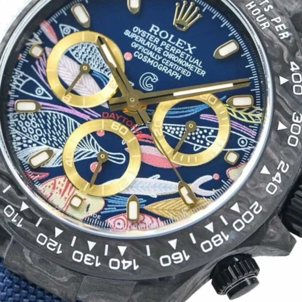 olex-daytona-7750-replica2.webp Rolex Daytona Cosmograph Color Fish Pattern Dial 2071401 Replica
