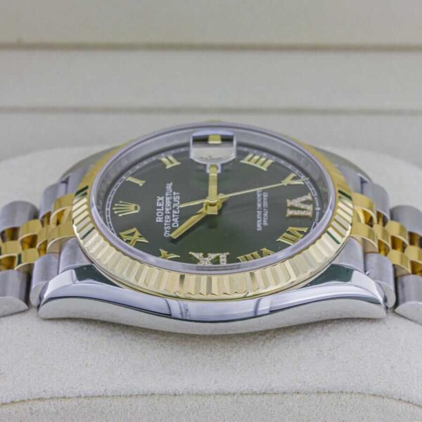 rolex-datejust-126283rbr-yellow-gold-steel.jpg Rolex Datejust 126283RBR Green Roman Dial Replica