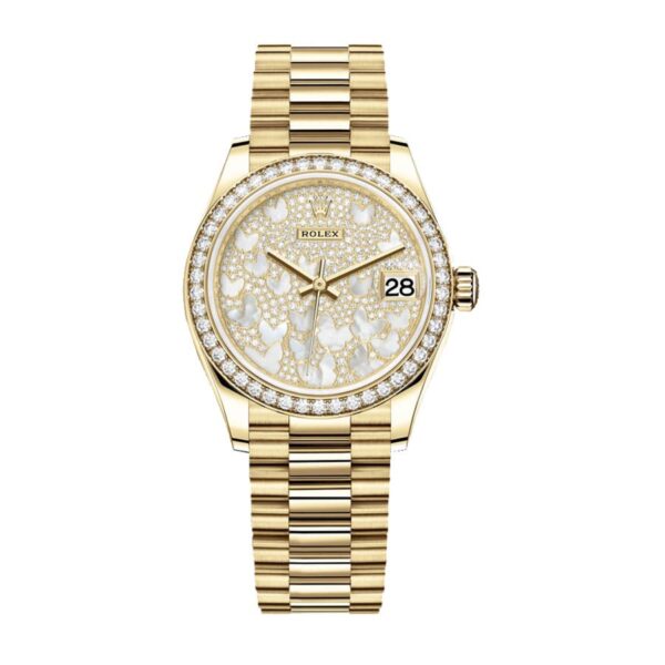 rolex-datejust-31mm-278288rbr-yellow-gold-and-diamond-automatic-mother-pearl-butterfly-dial.jpg Rolex Datejust 278288RBR Diamond Mother Pearl Butterfly Dial Replica