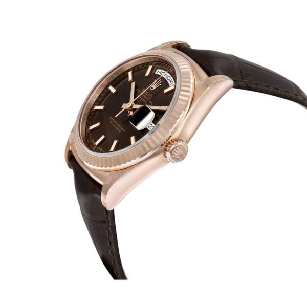 rolex-day-date-118139-36mm-v5-stainless-steel-chocolate-dial-replica.jpg Rolex Day-Date 118135 V5 Brown Dial Replica