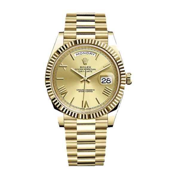 rolex-day-date-228238-40mm-kw-yellow-gold-champagne-dial.jpg Rolex Day-Date II 228238-0007 KW Yellow Gold Champagne Dial Replica