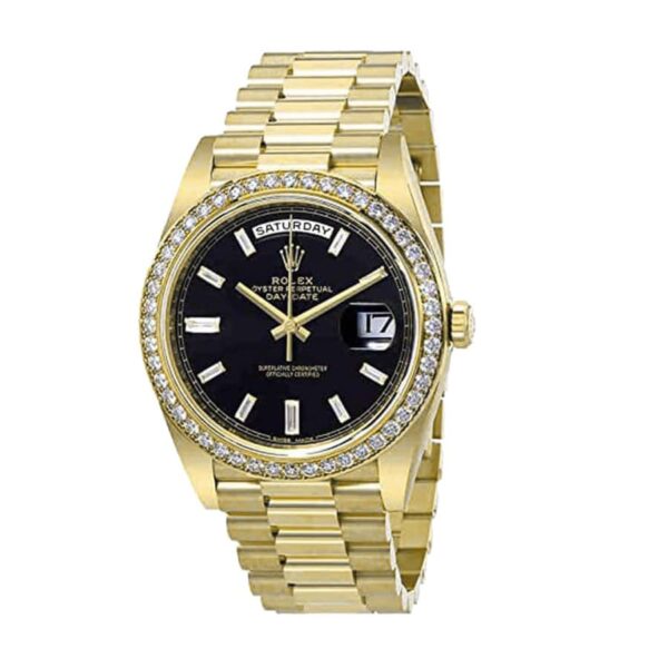 rolex-day-date-228398tbr-kw-yellow-gold-diamonds-black-dial-oyster-replica.jpg Rolex Day-Date 228398TBR Yellow Gold & Diamonds Black Dial Replica