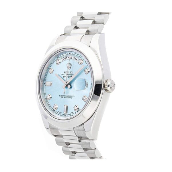 rolex-day-date-ii-218206-2.jpg Ice Blue Watch Replica