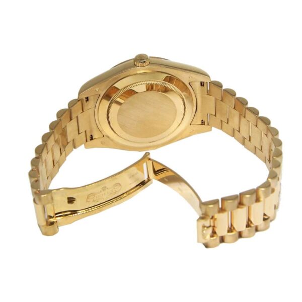 rolex-day-date-ii-218238-kw-yellow-gold-champagne-dial-replica1.jpg Rolex Day-Date 228348 Diamonds Gold Dial Replica