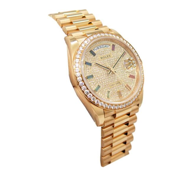 rolex-day-date-yellow-gold-with-pave-diamond-dial-sapphire-128348rbr.jpg Rolex Day-Date Yellow Gold With Pave Diamond Dial Sapphire 128348RBR-0030 Replica