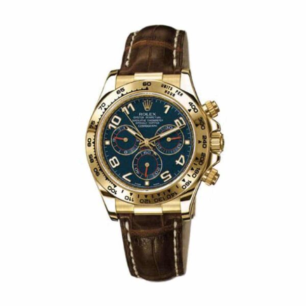rolex-daytona-cosmograph-116518-jh-yellow-gold-blue-dial-replic.jpg Rolex Daytona Cosmograph 116518 Blur Dial Replica