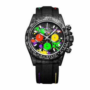 rolex-daytona-diw-carbon-motley-unique-version-multi-color-dial-counter-replica-1.jpg Rolex Daytona Carbon Cosmograph Cream Dial 4130cr Replica