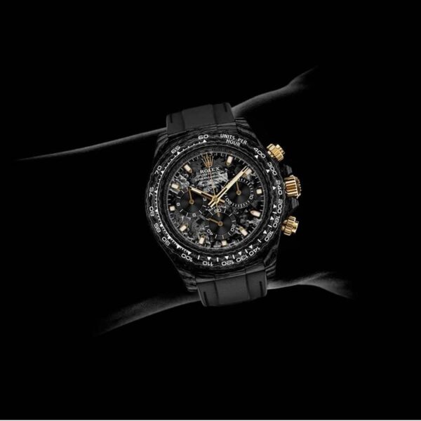 rolex-daytona-diw-ntpt-carbon-daytona.jpg Rolex Daytona DiW NTPT Carbon 46490 “All Carbon Lemon Edition” Replica