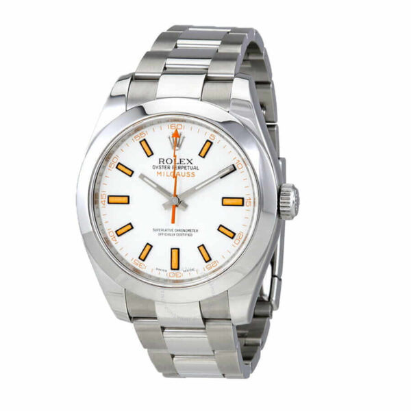 rolex-milgauss-white_dial_unitedluxury.jpg Rolex Milgauss 116400-0002 Oyster Replica