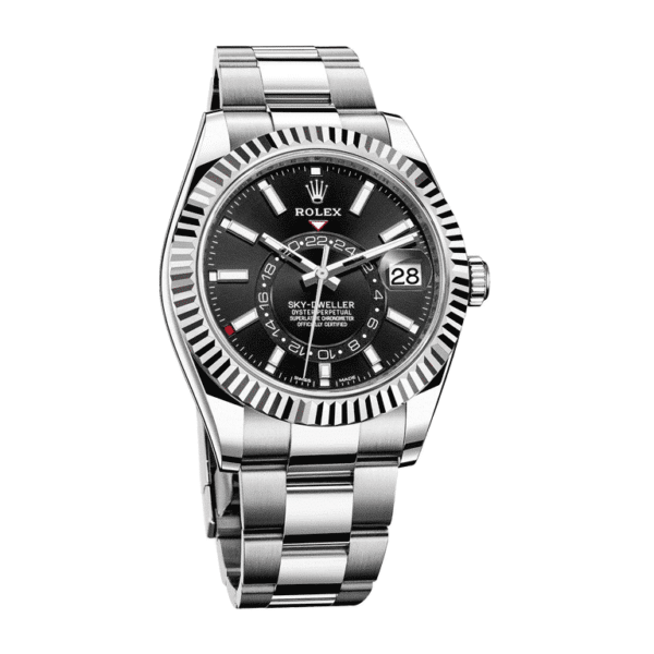 sky-dweller-326934-replica.png Rolex Sky-Dweller 326934 Black Dial Oyster Replica