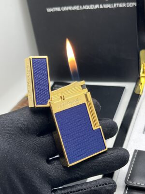 13404463158540897 S.T.Dupont Chinese Lacquer Electroplated Palladium Gas Lighter Replica