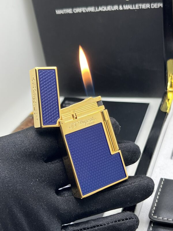 13404463158540897 S.T.Dupont Chinese Lacquer Electroplated Palladium Gas Lighter Replica