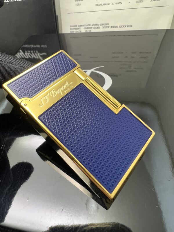 13404463163503088 S.T.Dupont Chinese Lacquer Electroplated Palladium Gas Lighter Replica