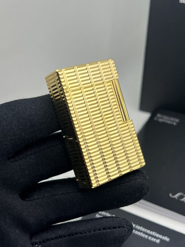 Gold S.T.Dupont L2 Limited Edition Chinese Lacquer Replica Lighter