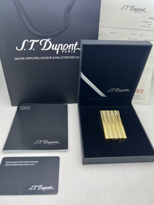 Gold S.T.Dupont L2 Limited Edition Chinese Lacquer Replica Lighter