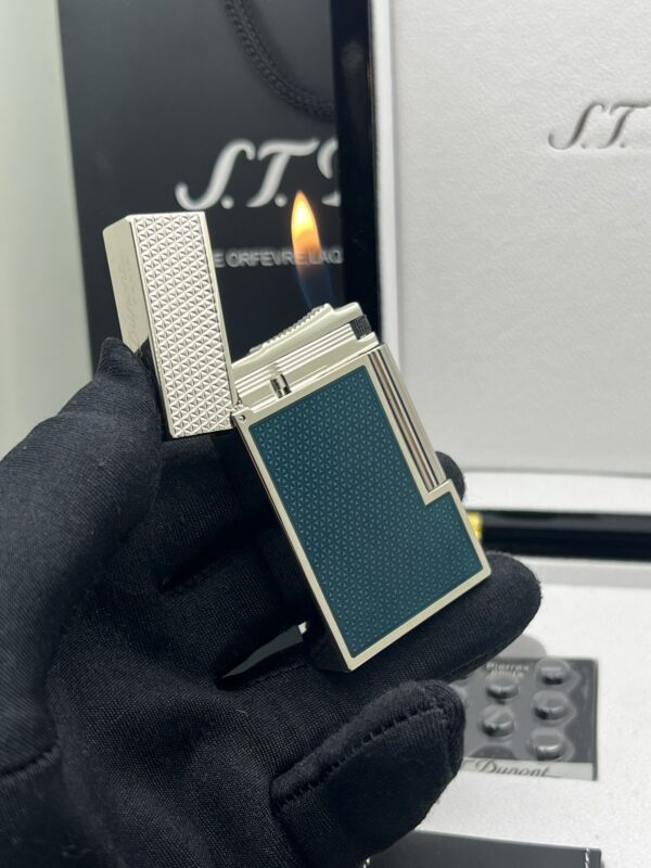 13404473549822589 S.T.Dupont Guilloché Craft Ice Wine Stone Limited EditionLighter Replica