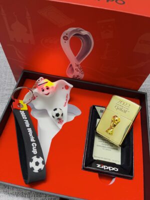 2022 Qatar World Cup Zippo Limited Edition Windproof Gas Lighter Replica