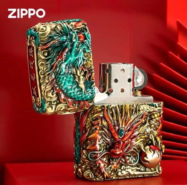 ZIPPO Pure Copper Kerosene Windproof Lighter Replica