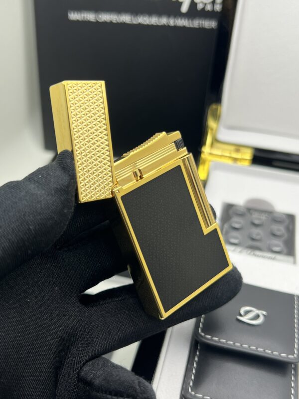 13405063653913667 S.T.Dupont Guilloché Craft Ice Wine Stone Limited Edition Inflatable Boutique Lighter Replica
