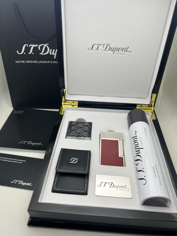 13405684276110828 S.T.Dupont Limited Edition Guilloche Icewine Lighter