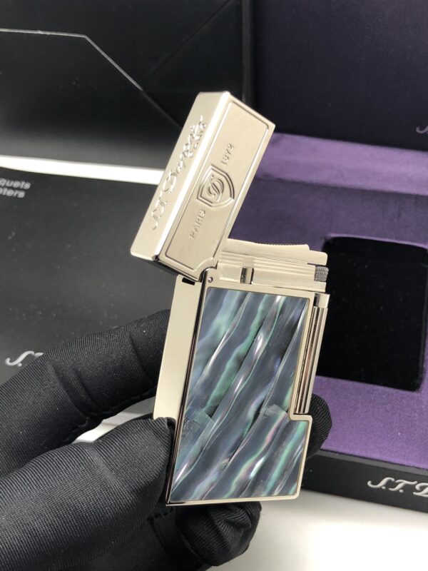 13405685239309321 S.T.Dupont Limited Edition Natural Shell Inlaid Lighter