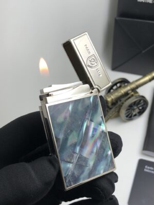 13405685240333884 S.T.Dupont Limited Edition Natural Shell Inlaid Lighter