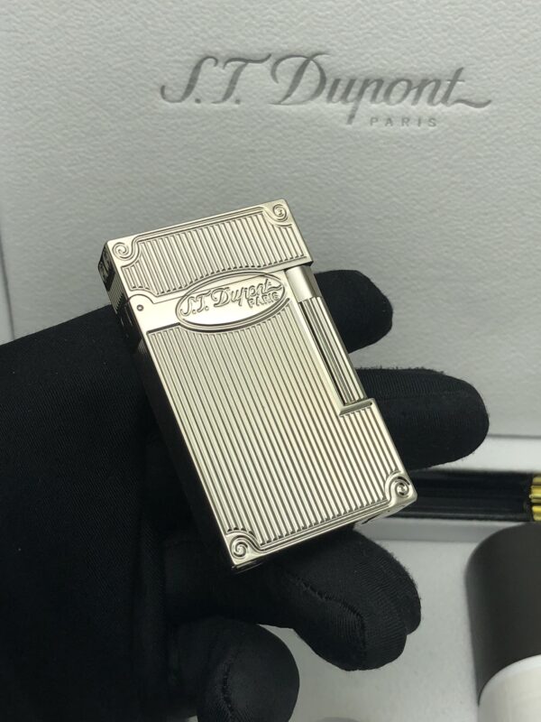 13405686999235289 S.T.Dupont L2 Palladium-Plated Suitcase Gas Lighter