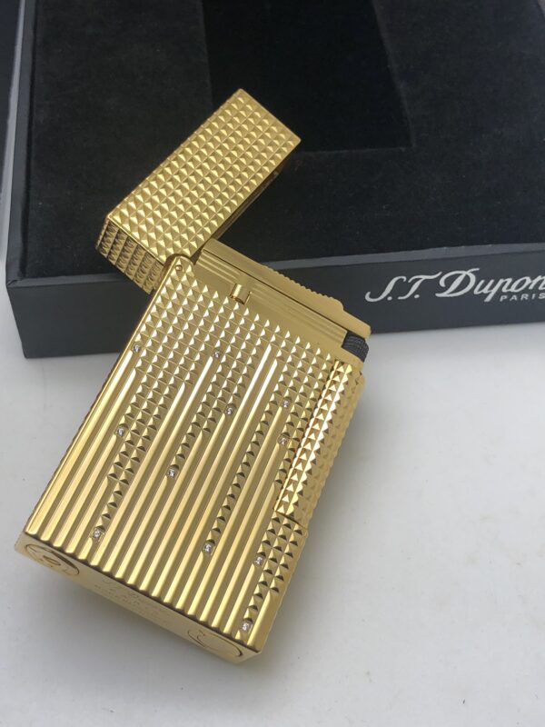 13405688056667801 S.T.Dupont Limited Edition Langsheng Boutique Lighter Replica with 22 Swarovski Diamonds