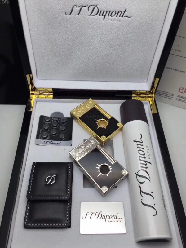 13405688308313357 French Dupont Premium Edition Conquest of the West Limited Series Gas Lighter Replica