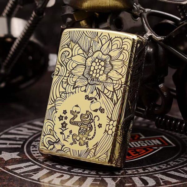 Zippo Pure Copper Kerosene Windproof Lighter Replica