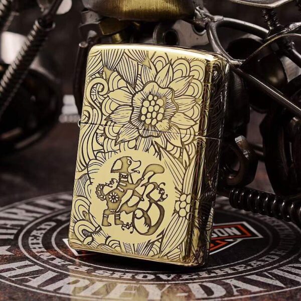 Zippo Pure Copper Kerosene Windproof Lighter Replica