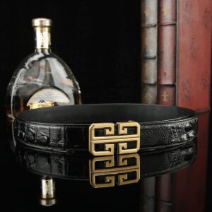 13405771887145648 Givenchy Crocodile Leather Belt Replica (Custom-made)