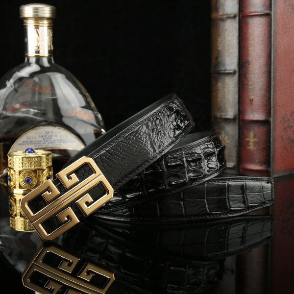 Givenchy Crocodile Leather Belt Replica (Custom-made)