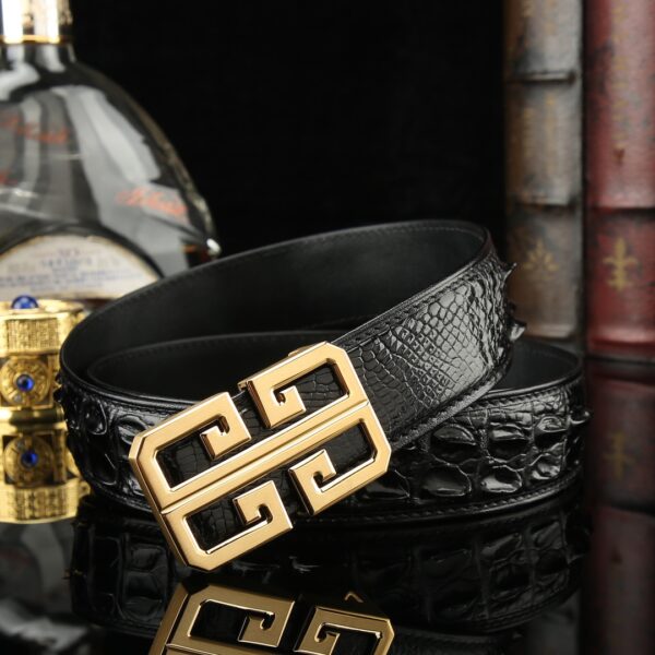 Givenchy Crocodile Leather Belt Replica (Custom-made)