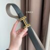 Hermes-H AU CARRE BELT BUCKLE & REVERSIBLE LEATHER STRAP