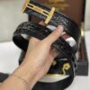 13406028190998065 Gucci Crocodile Belly Boned Leather Seamless Belt