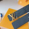 13406032354797718 Replica LV Embossed Calfskin Belt