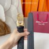Replica Salvatore Ferragamo Embossed Calfskin Belt