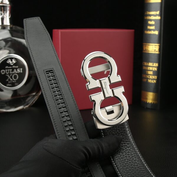 Replica Salvatore Ferragamo Pebbled Leather Belt