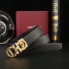 Replica Salvatore Ferragamo Pebbled Leather Belt