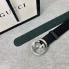 13406202881673087 Gucci Two-Color Leather Belt Replica