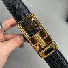 Louis Vuitton Original Alligator Leather Belt