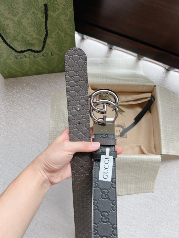Gucci Replica Double-Sided Classic Embossed Belt