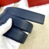 13406638223577006 Ferragamo Lychee Grain Reversible Men's Belt Replica
