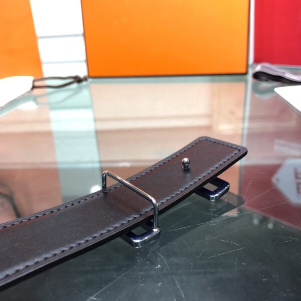 Hermes Two-Tone Laser-Engraved Belt Replica